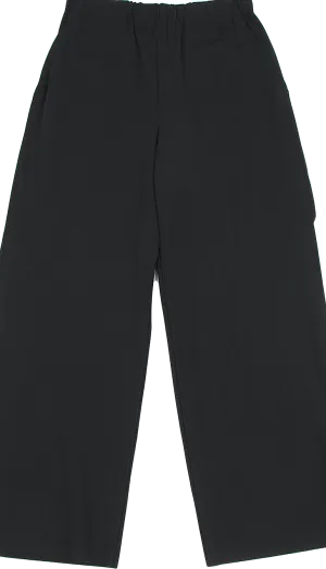 ISSEY MIYAKE JAPAN. PLEATS PLEASE FLEX-T Slit Easy Black Pants