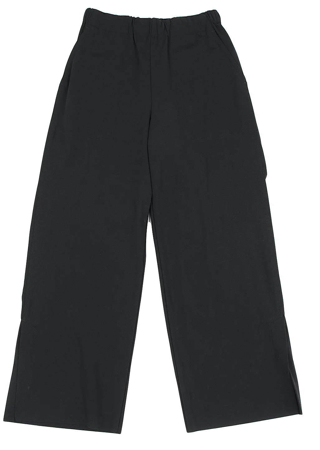 ISSEY MIYAKE JAPAN. PLEATS PLEASE FLEX-T Slit Easy Black Pants
