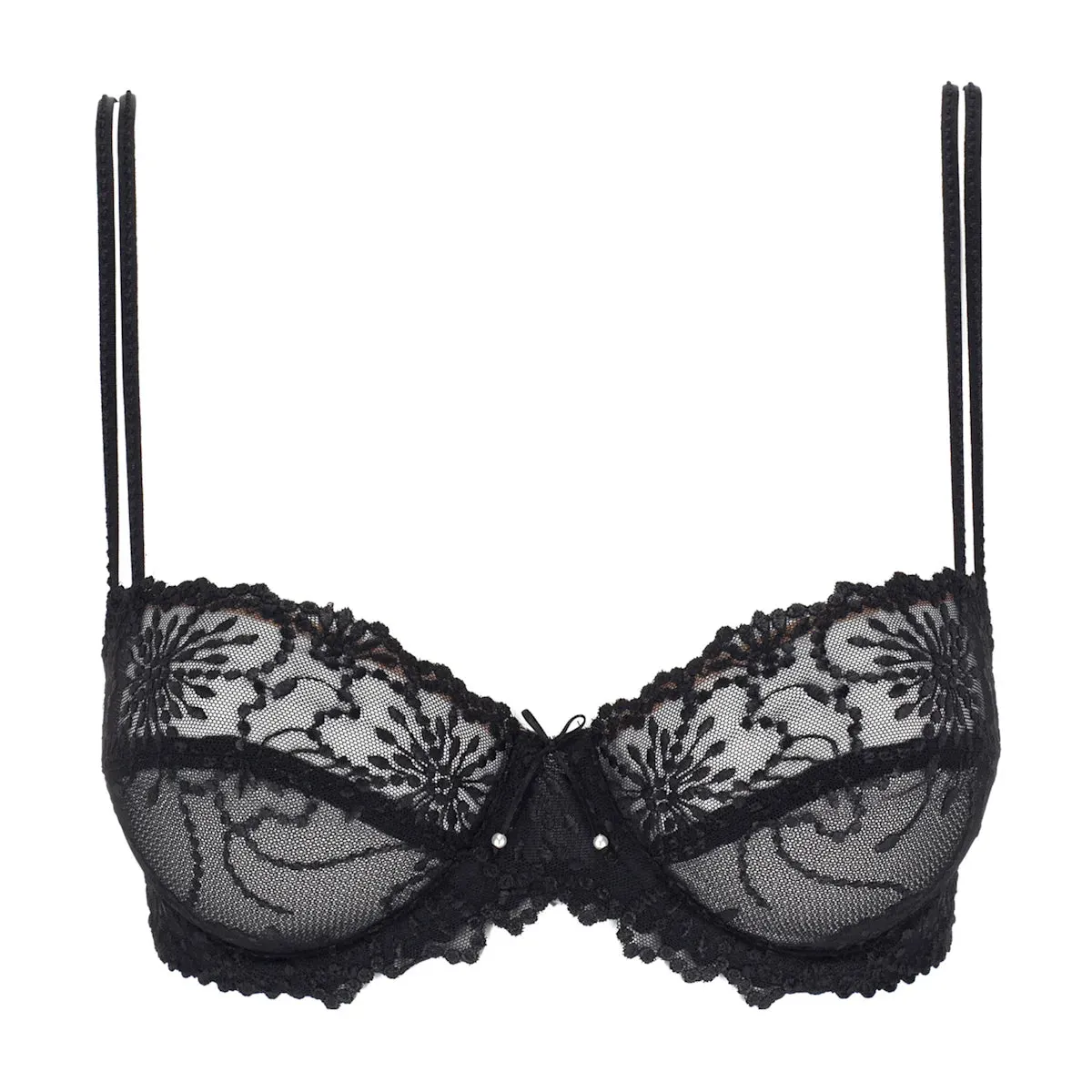 Jane Balcony Horizontal Seam Bra In Black - Marie Jo