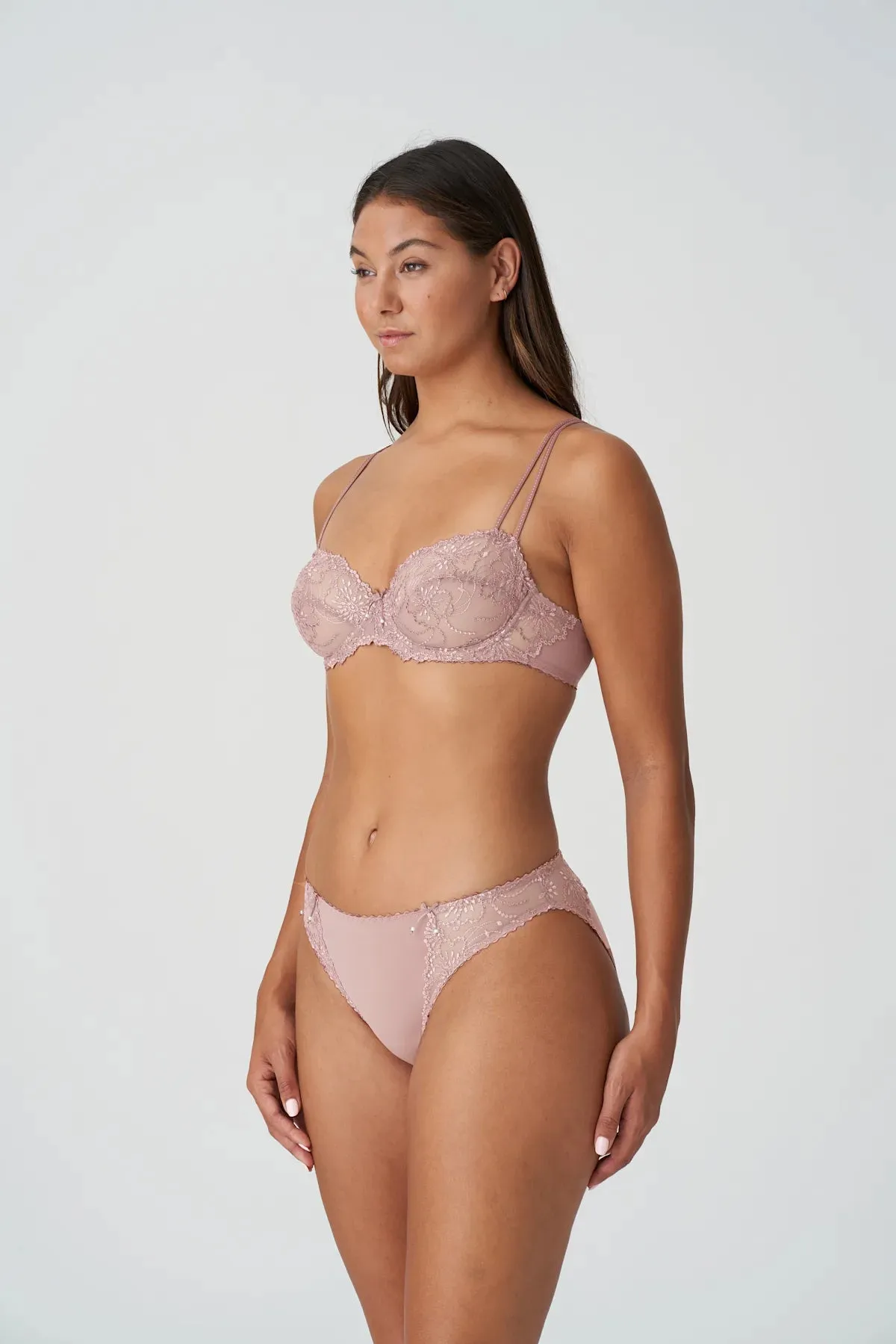 Jane Balcony Horizontal Seam Bra In Bois De Rose - Marie Jo