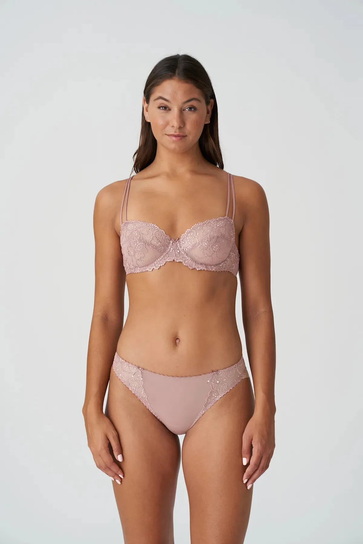 Jane Balcony Horizontal Seam Bra In Bois De Rose - Marie Jo