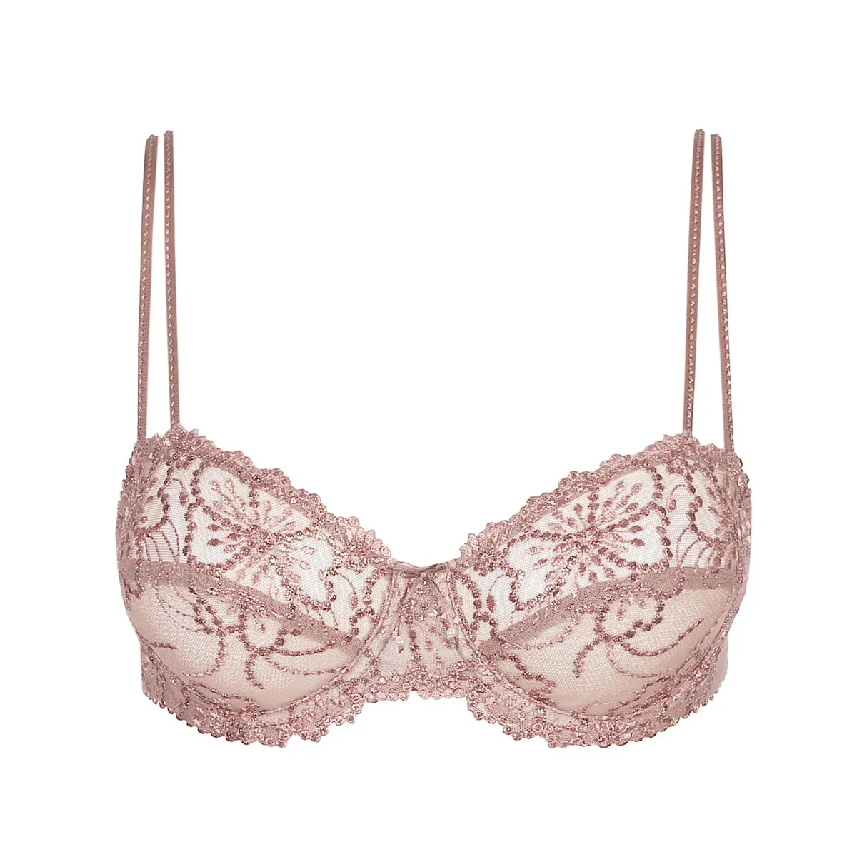 Jane Balcony Horizontal Seam Bra In Bois De Rose - Marie Jo