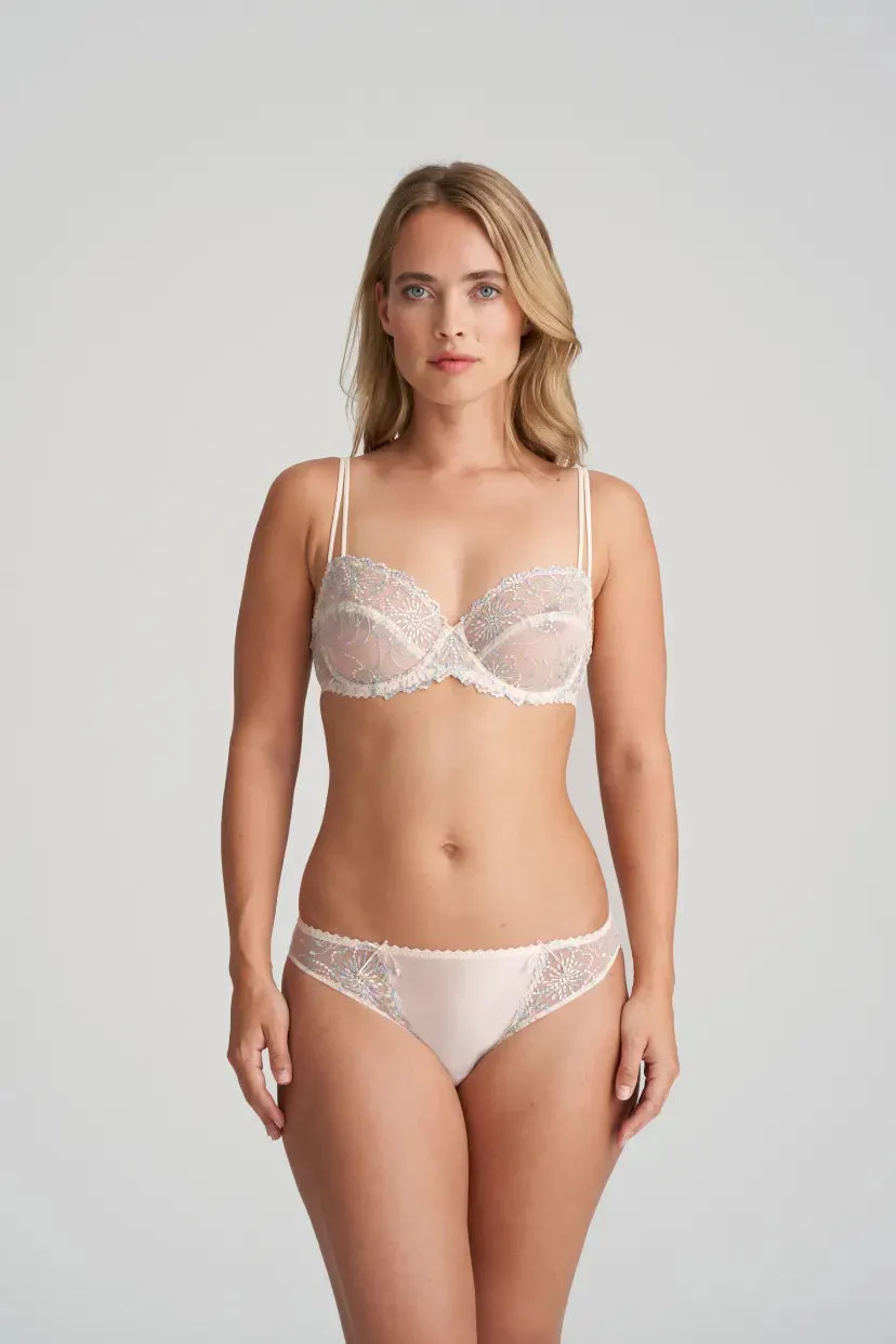 Jane Balcony Horizontal Seam Bra In Boudoir Cream - Marie Jo
