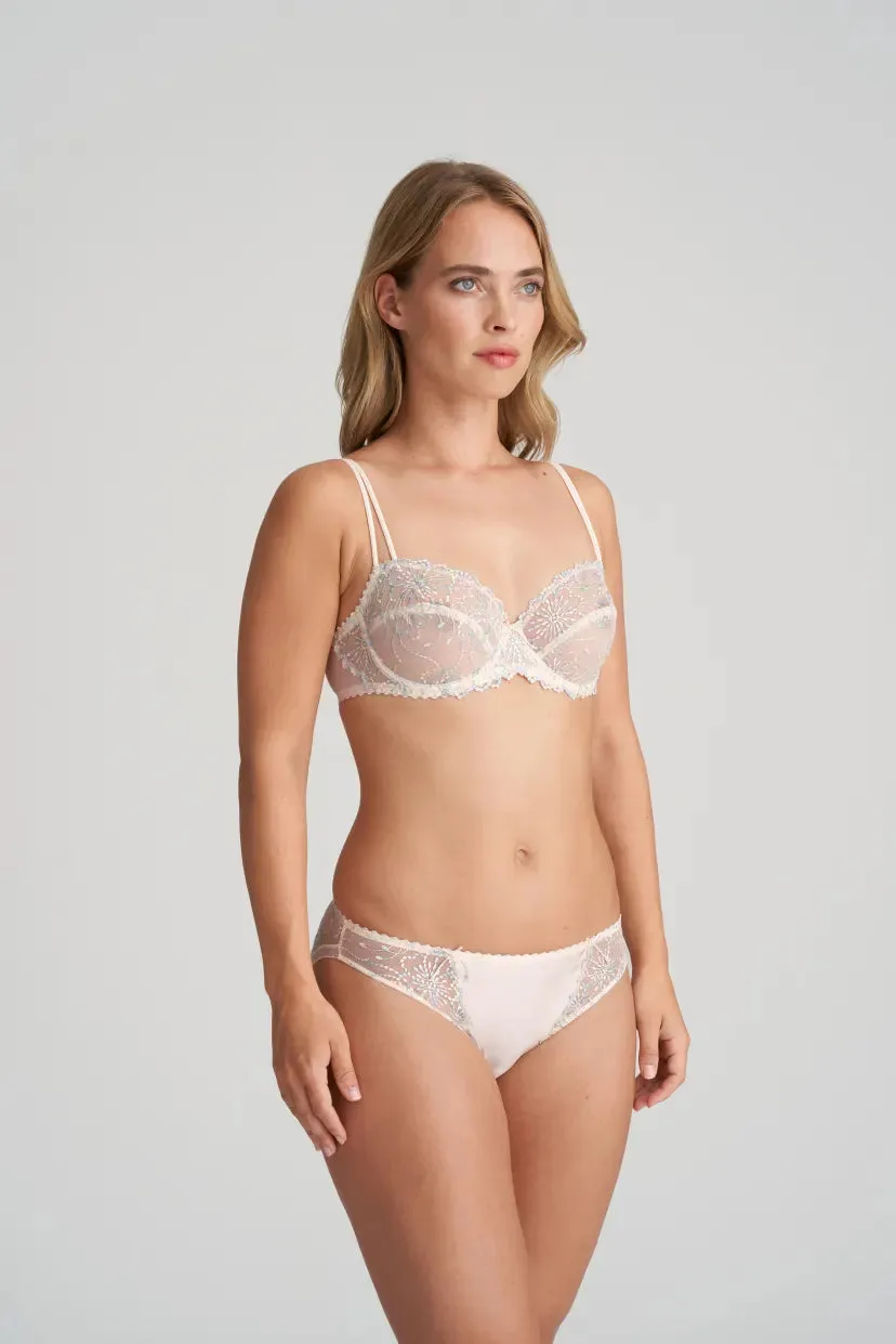 Jane Balcony Horizontal Seam Bra In Boudoir Cream - Marie Jo
