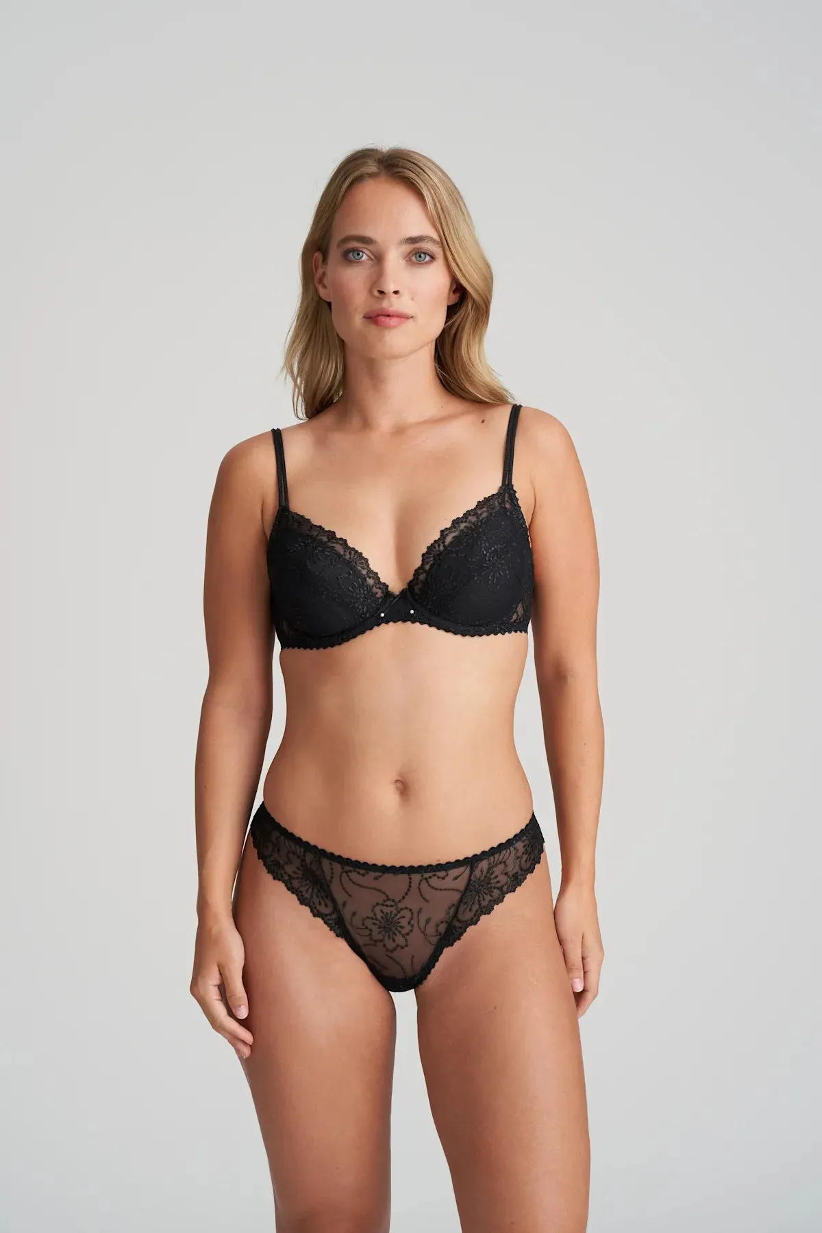 Jane Push Up Bra In Black - Marie Jo
