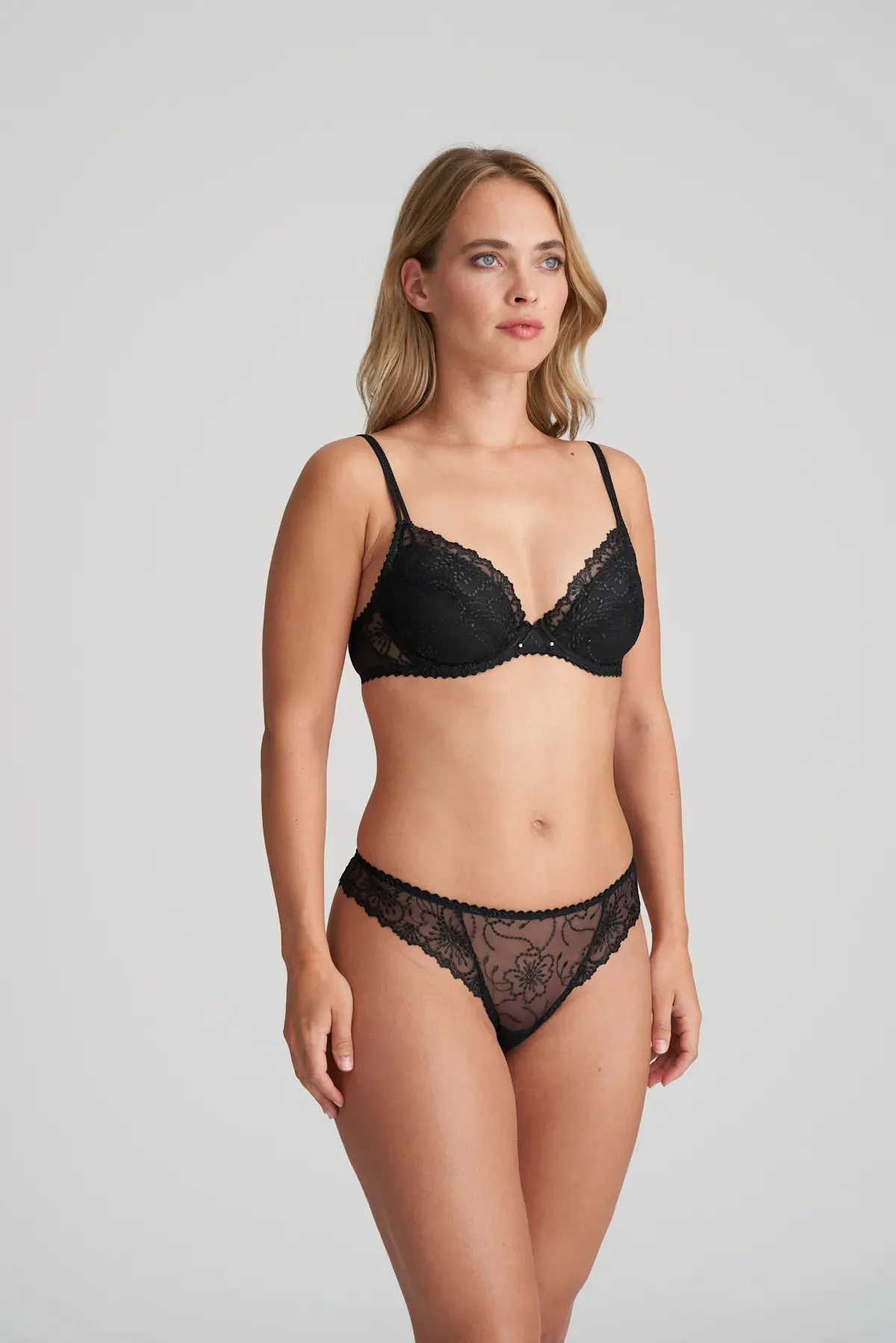 Jane Push Up Bra In Black - Marie Jo