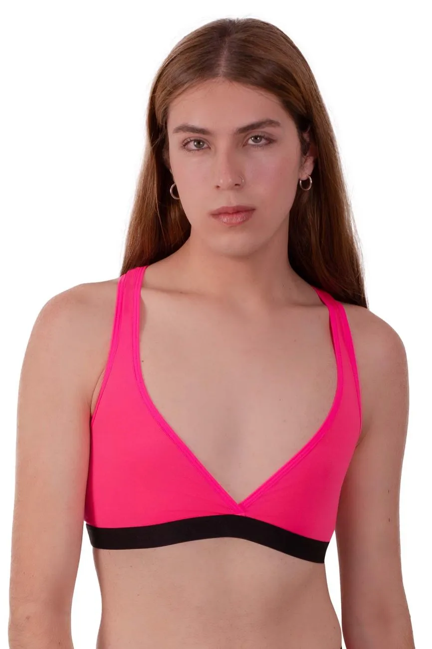 JCSTK - PLURAL PL003 Non-binary Underwear Bra Top Pink