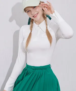 J.Jane Big Collar Classic T-shirt - White