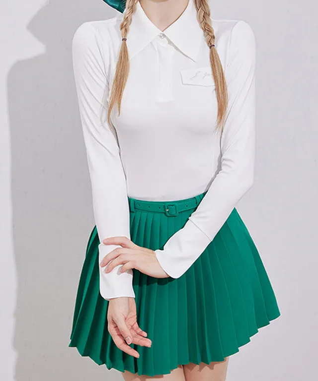 J.Jane Big Collar Classic T-shirt - White