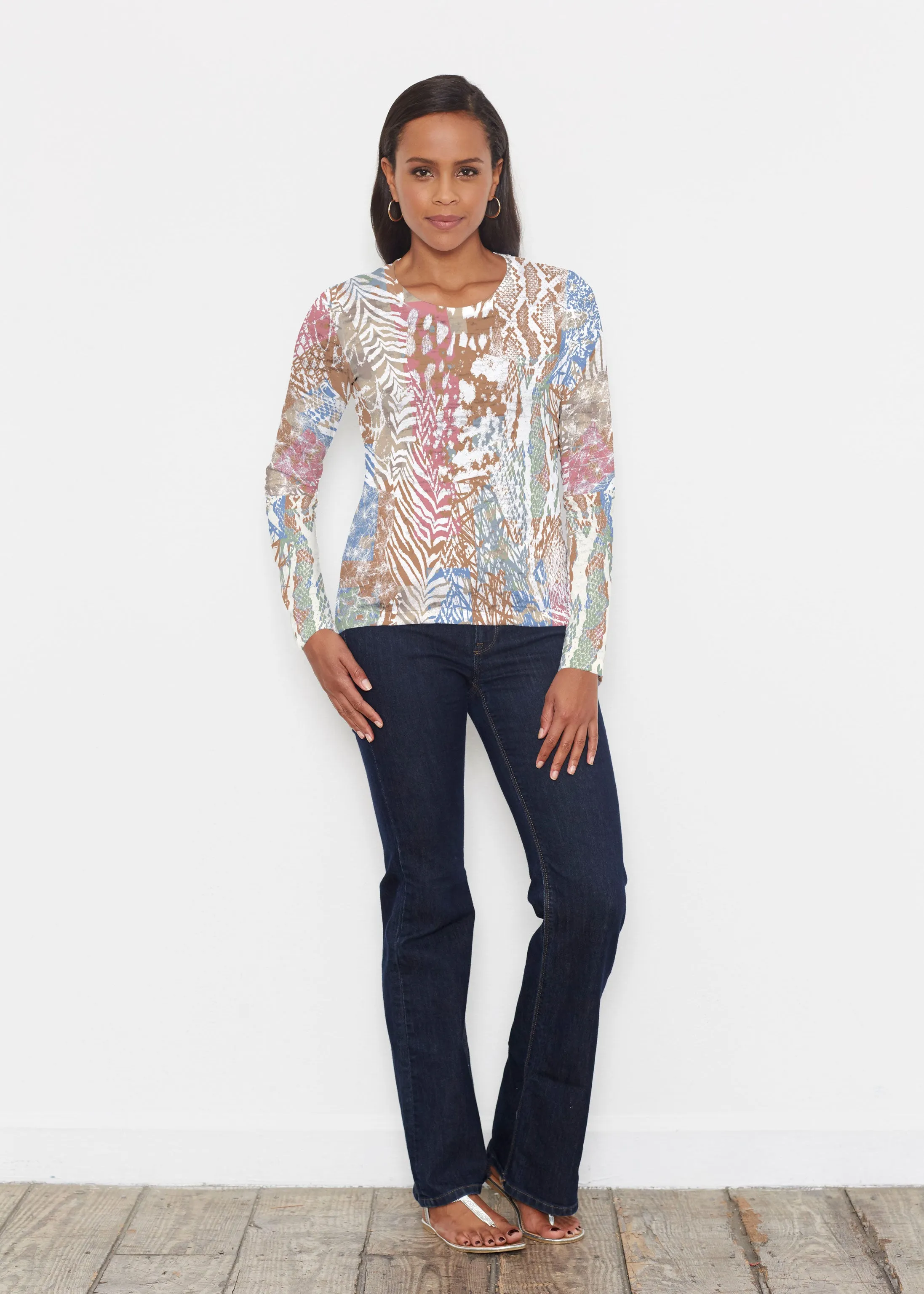 Jungle Warrior (7849) ~ Signature Long Sleeve Crew Shirt