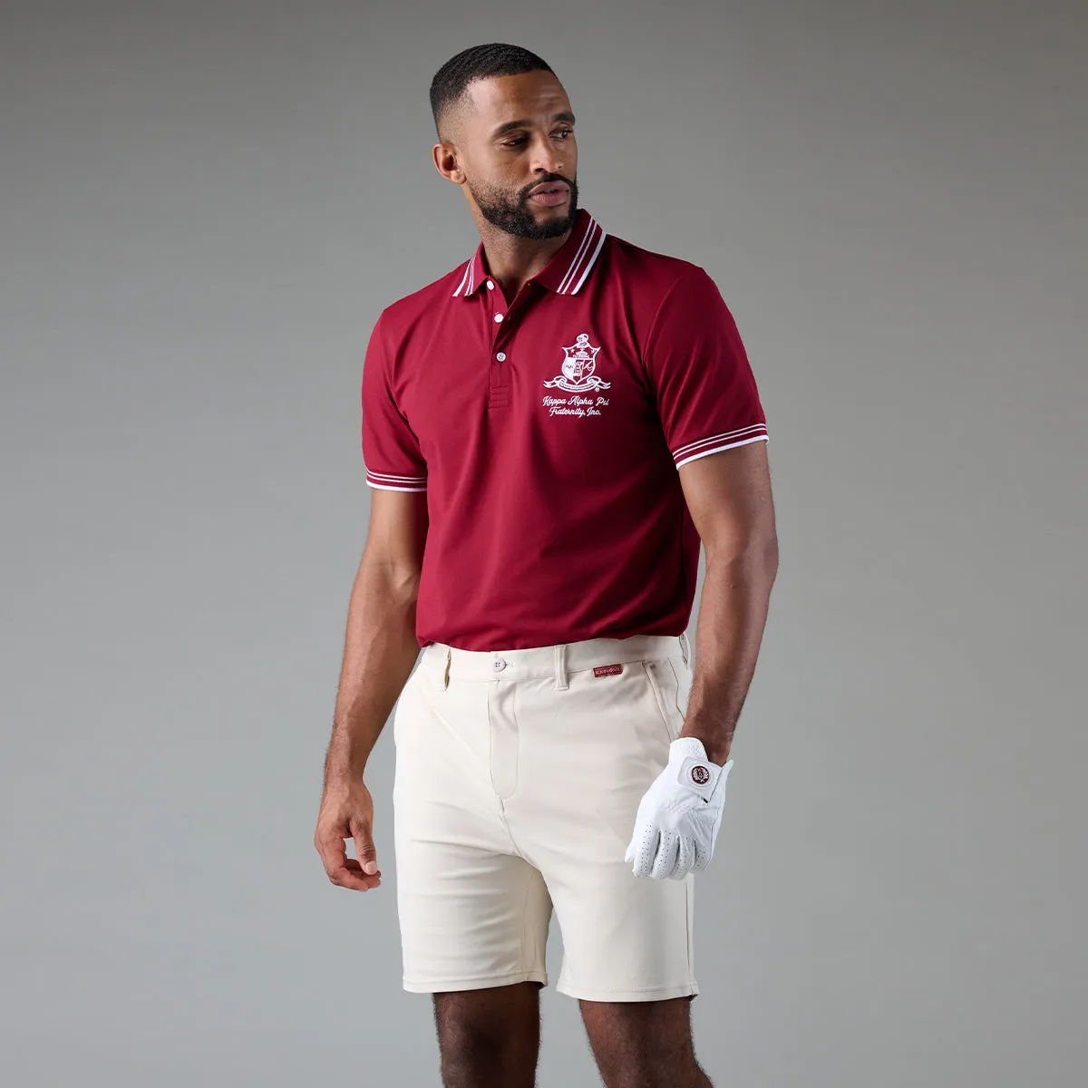 Kappa Alpha Psi MCMXI Golf Shorts (Tan) - FINAL SALE