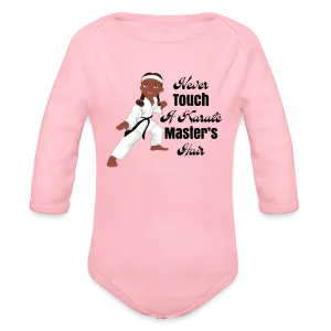 Karate Master Organic Long Sleeve Baby Bodysuit