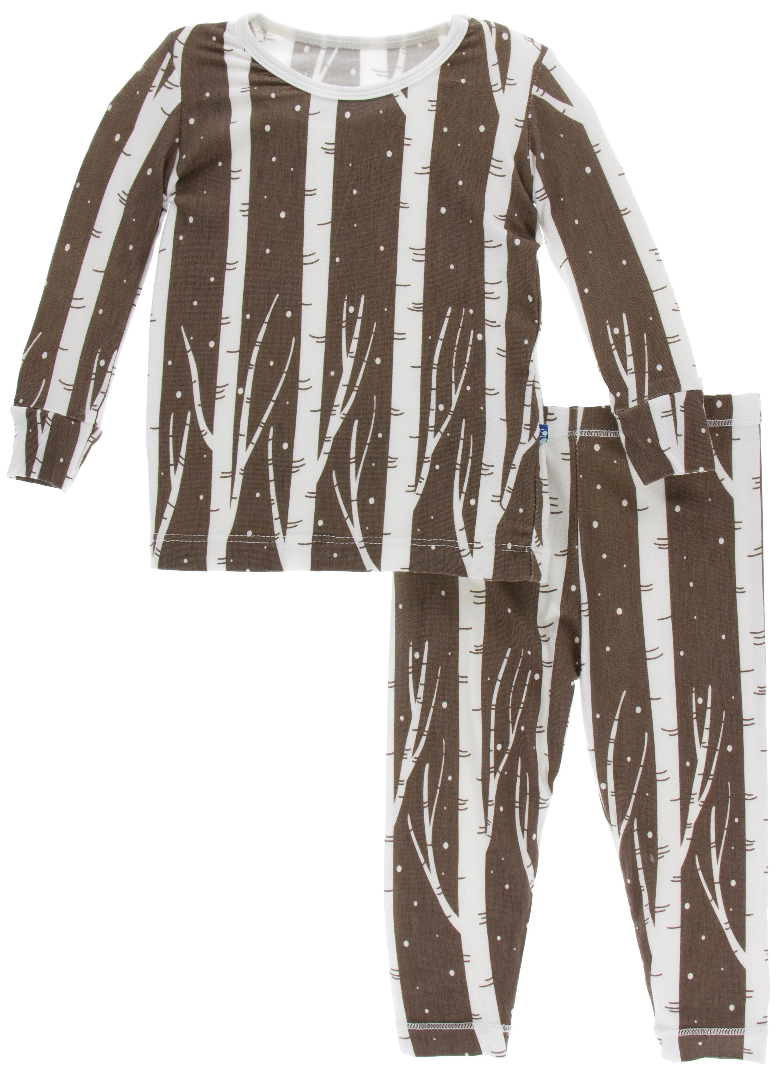 KicKee Pants Falcon Snow L/S Pajama Set