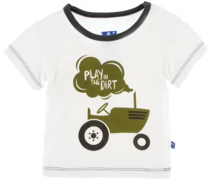 KicKee Pants Natural Play in the Dirt Easy Fit Piece Print Tee