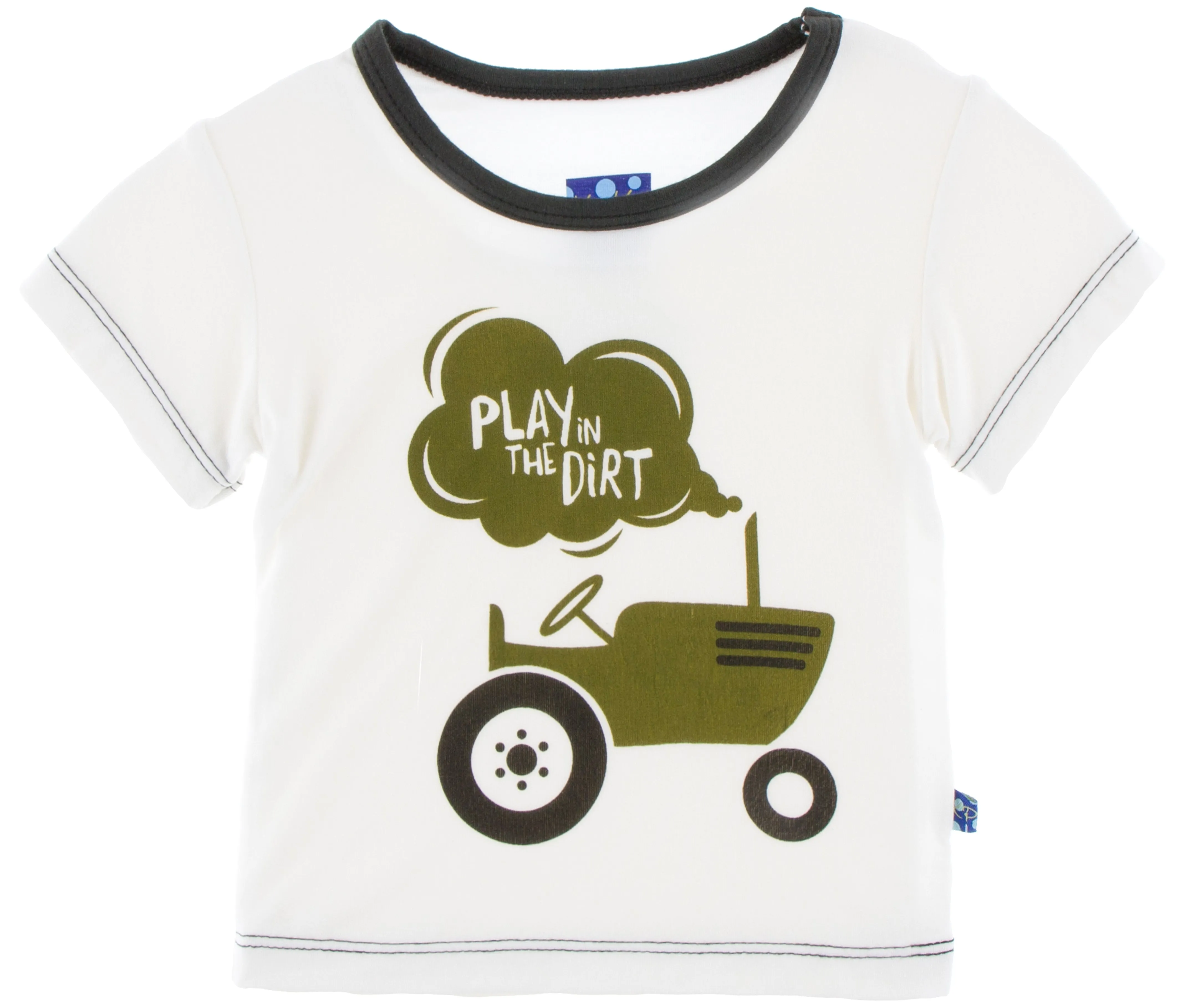 KicKee Pants Natural Play in the Dirt Easy Fit Piece Print Tee