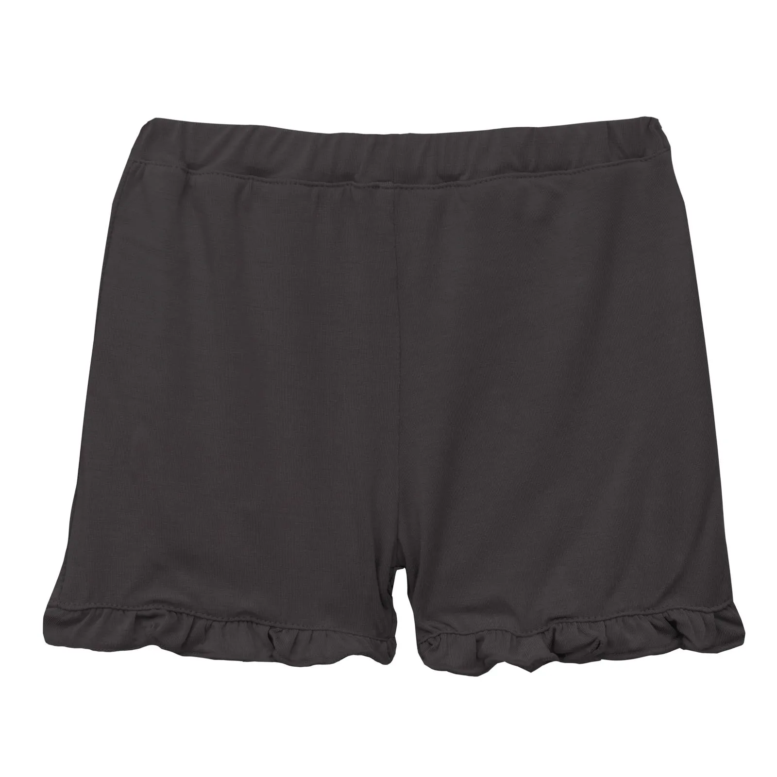 KicKee Pants Solid Midnight Ruffle Shorts