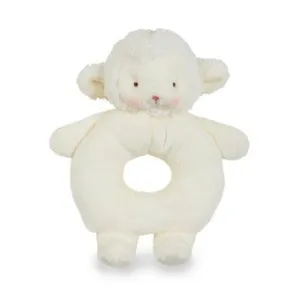 Kiddo Ring Rattle - Soft White