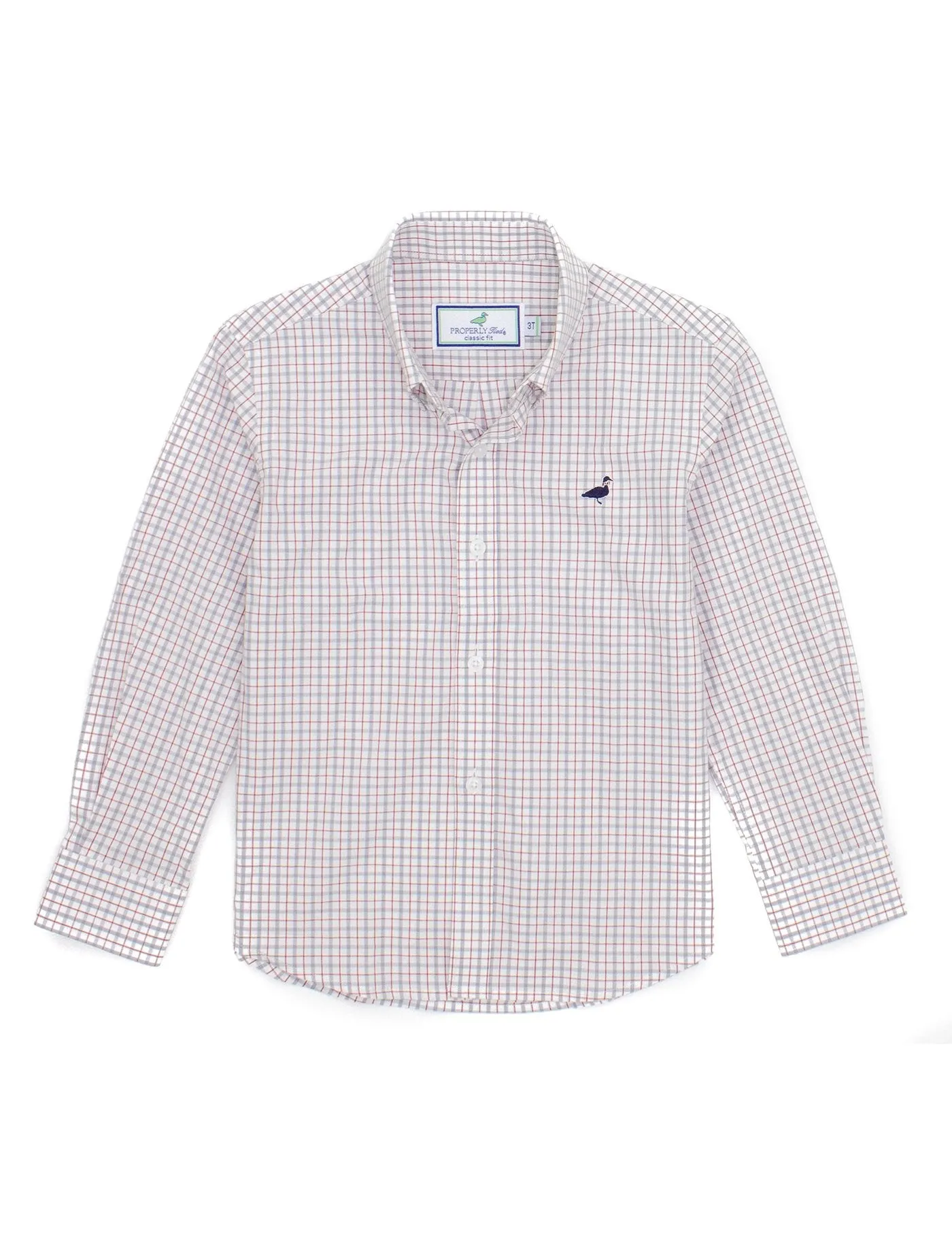 Kids Properly Tied Season Sportshirt - Redwood