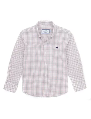 Kids Properly Tied Season Sportshirt - Redwood