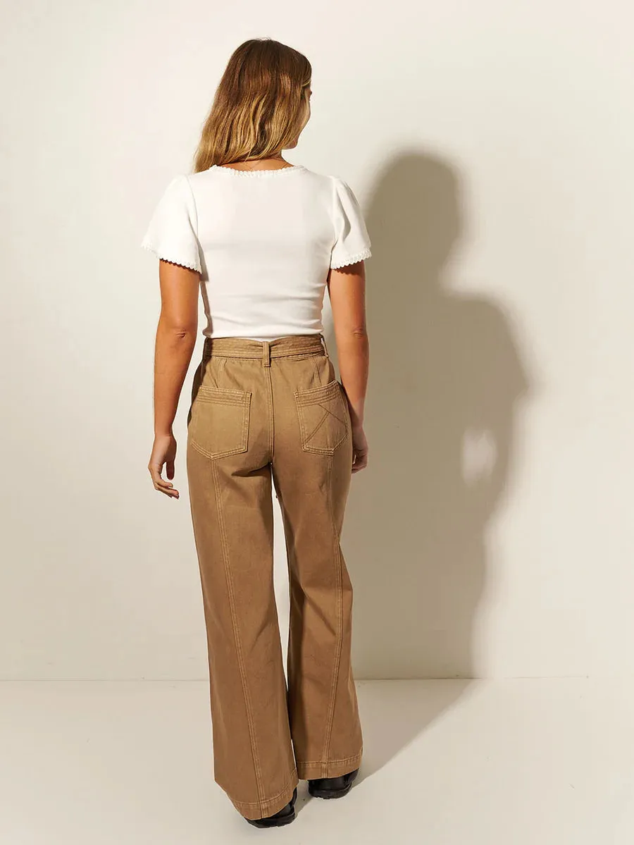 Kivari Tallulah Tee - Ivory