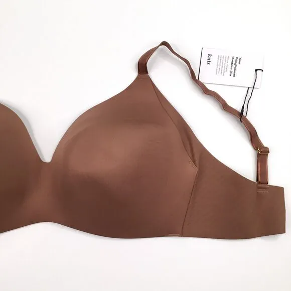 Knix Wingwoman Contour Bra sz 8 Fits US Sizes 40D 40DD 340E 42D 42DD Nude 4 NEW