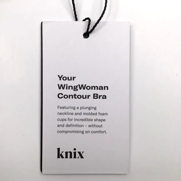 Knix Wingwoman Contour Bra sz 8 Fits US Sizes 40D 40DD 340E 42D 42DD Nude 4 NEW