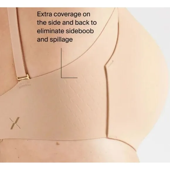 Knix Wingwoman Contour Bra sz 8 Fits US Sizes 40D 40DD 340E 42D 42DD Nude 4 NEW