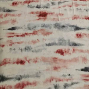 Kokka Tie Dye, Grey and Maroon