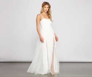Kylunda Formal Stylish Tulle A-Line Dress