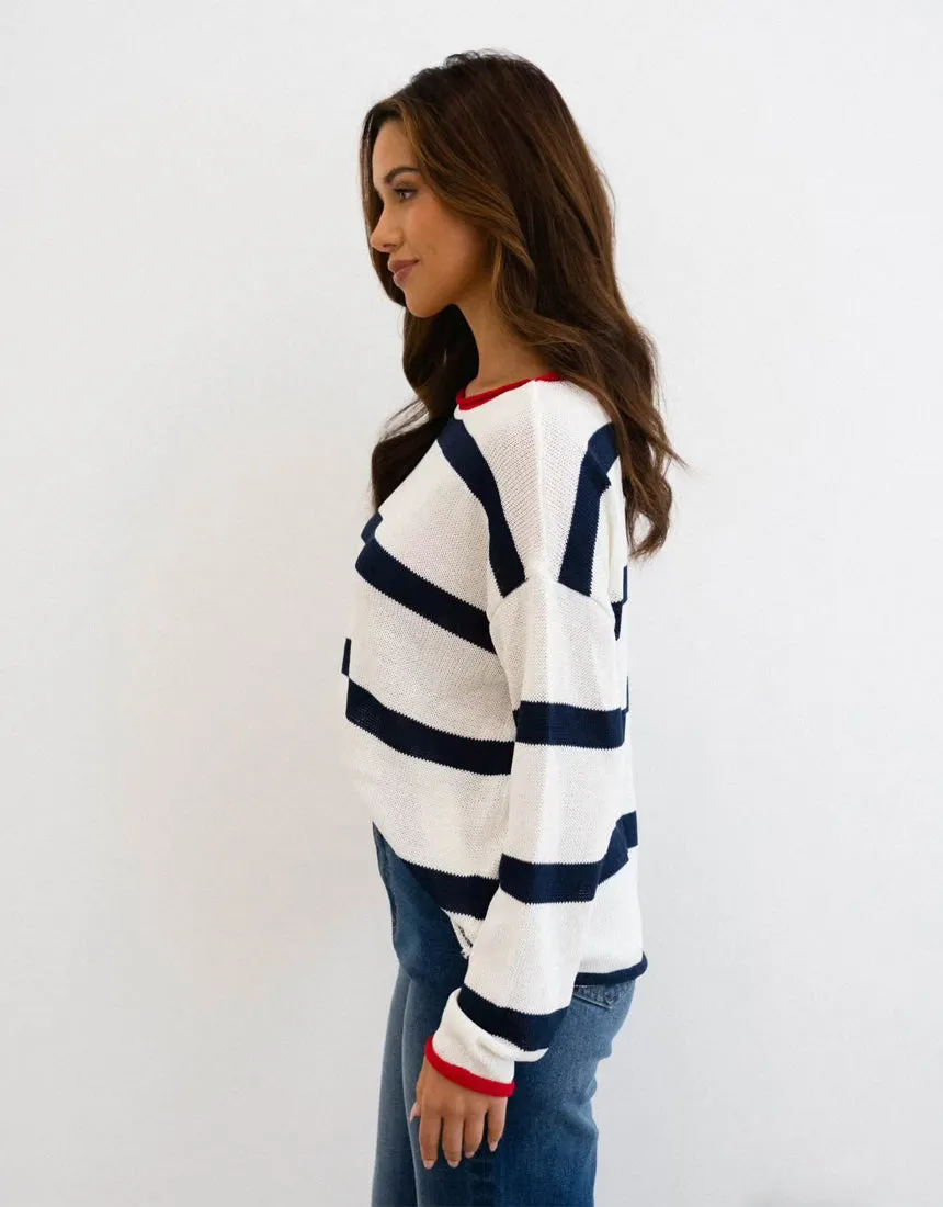 Label of Love French Stripe Sweater