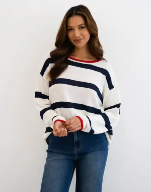 Label of Love French Stripe Sweater