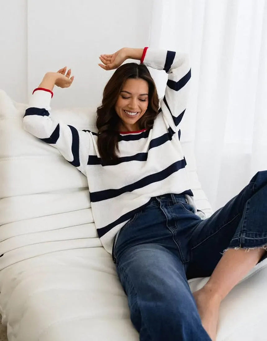 Label of Love French Stripe Sweater