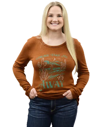 Liberty Wear Collection Tops: Cowboy Take Me Away