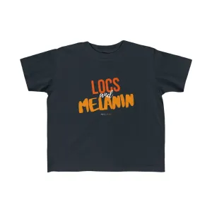 LOCS AND MELANIN Toddler Fine Jersey T-Shirt