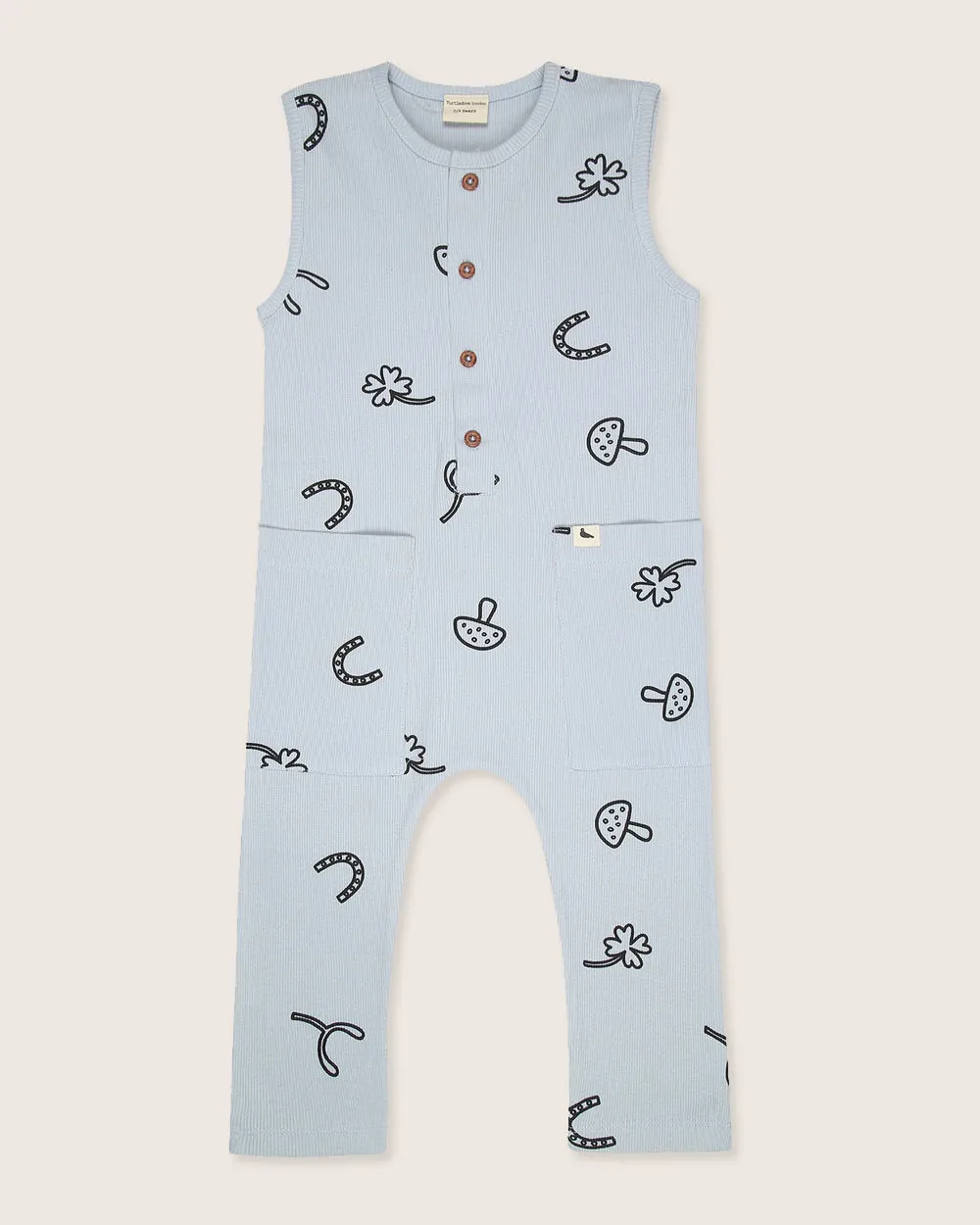 Lucky Rib Tank Dungarees