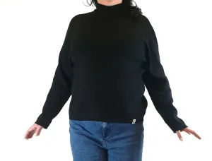 Lucy & Yak black cotton knit jumper size XL