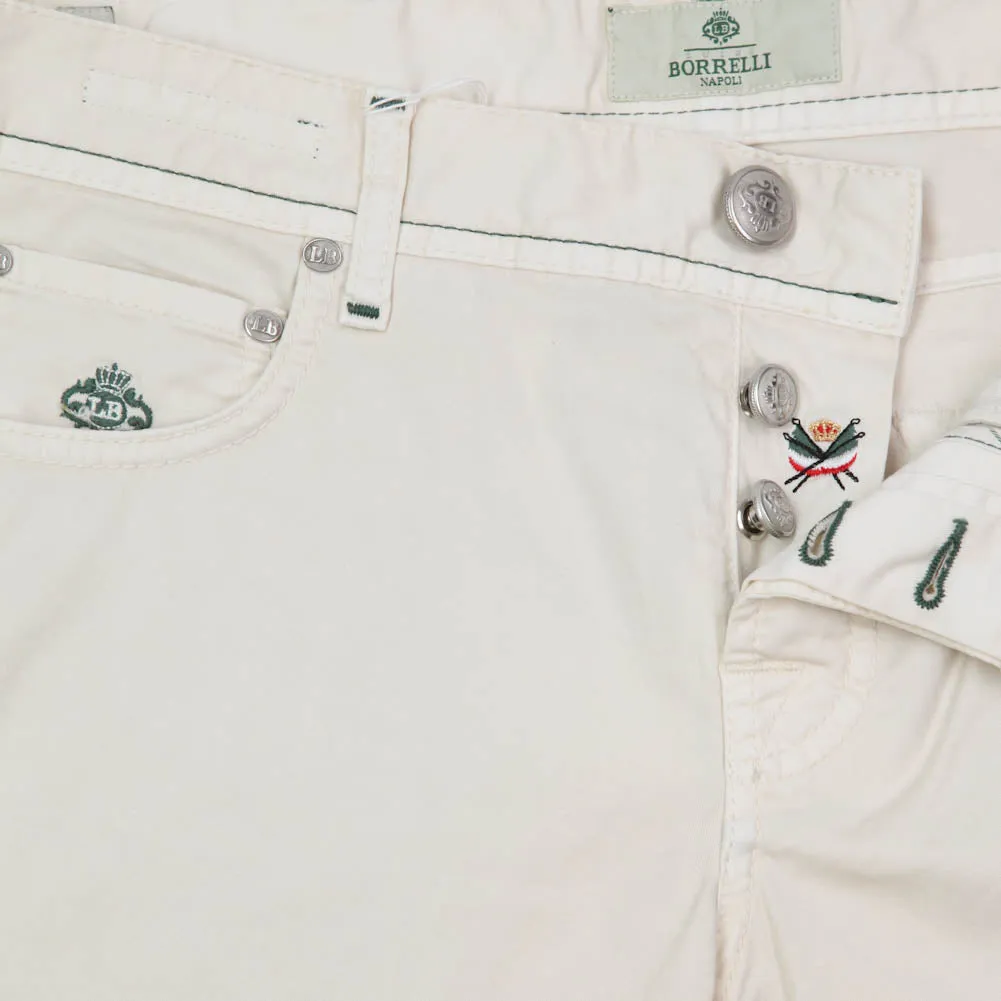 Luigi Borrelli Cream Pants - 40 US / 56 EU