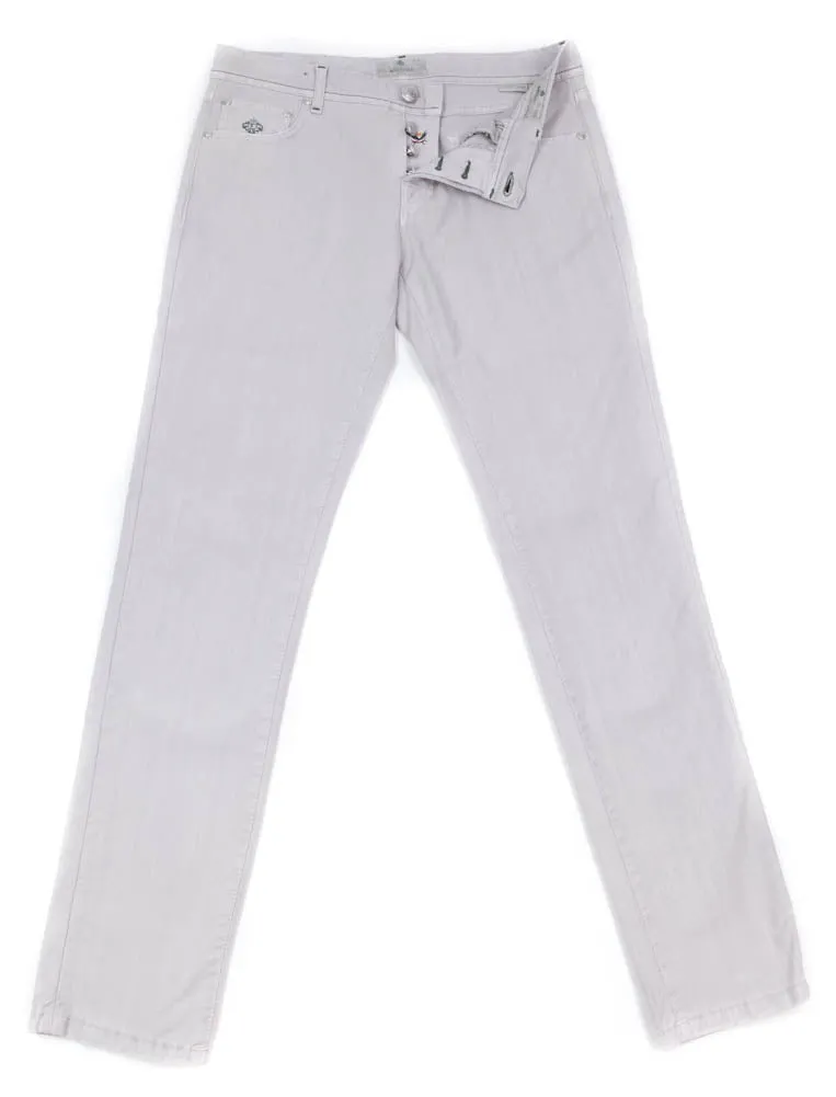 Luigi Borrelli Light Gray Pants - 33 US / 49 EU