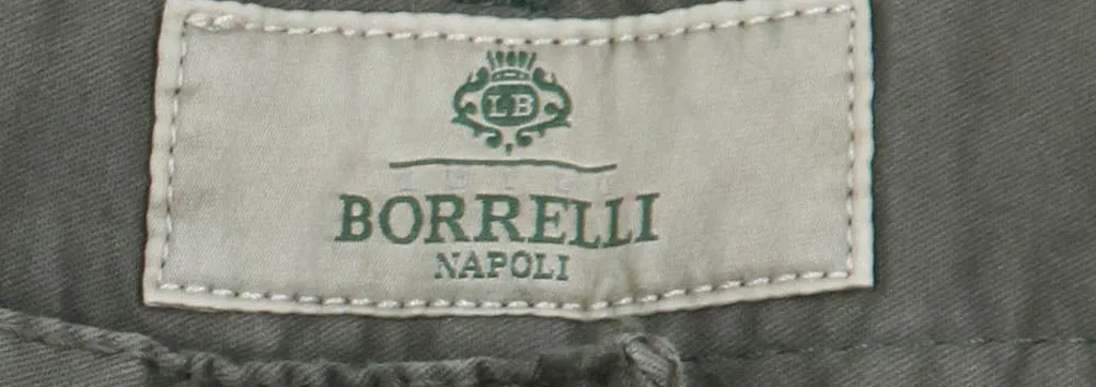 Luigi Borrelli Olive Green Pants - 40 US / 56 EU