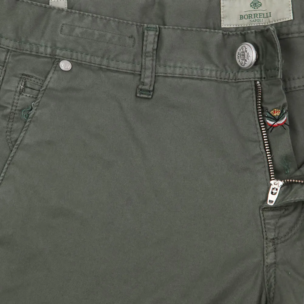 Luigi Borrelli Olive Green Pants - 40 US / 56 EU