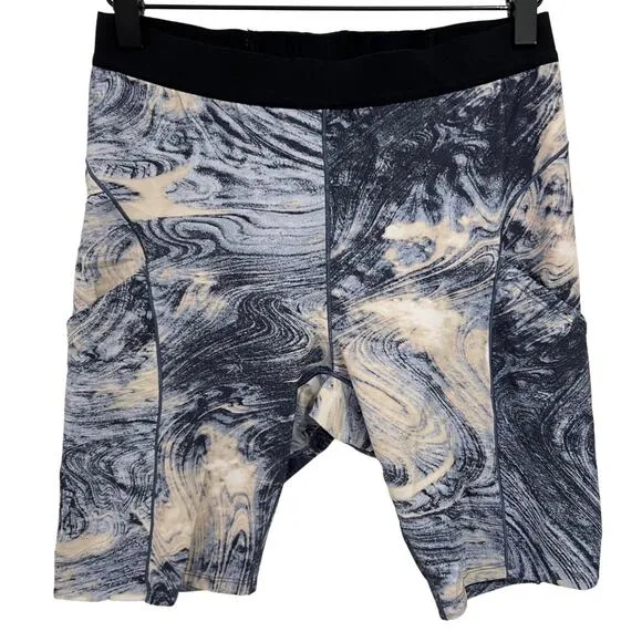 Lululemon Esker Shorts Lava Print Blue Denim Multi Lululemon Lab