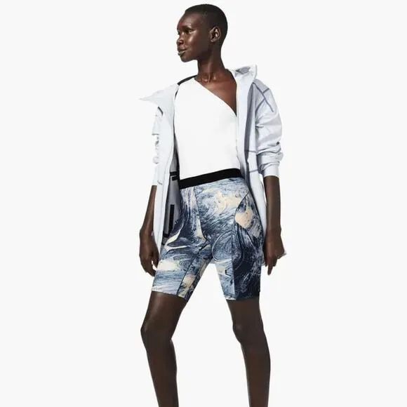 Lululemon Esker Shorts Lava Print Blue Denim Multi Lululemon Lab