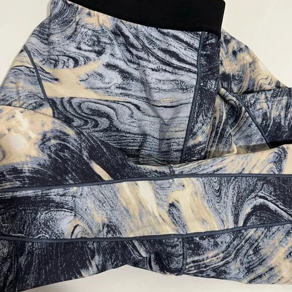 Lululemon Esker Shorts Lava Print Blue Denim Multi Lululemon Lab