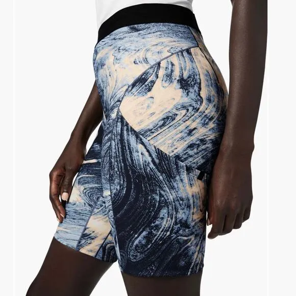 Lululemon Esker Shorts Lava Print Blue Denim Multi Lululemon Lab