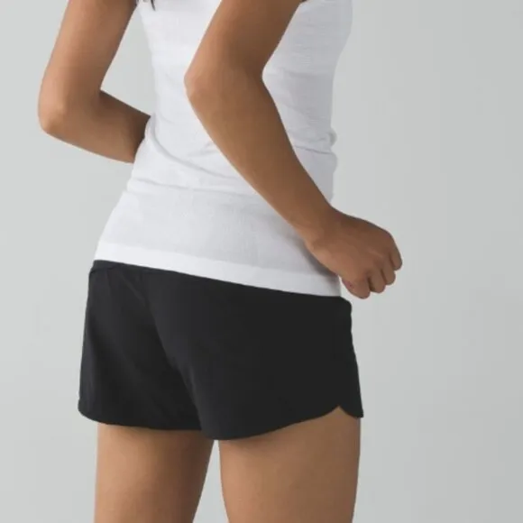 Lululemon Run Times Short *4-way Stretch 4&quot; Black