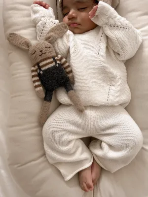 Luna   Luca Knit Pants - White