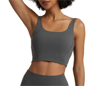 LuxEssential Padded Top - Dark Ash