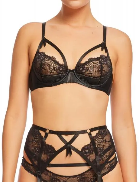 Madame X Underwire Bra - Black -