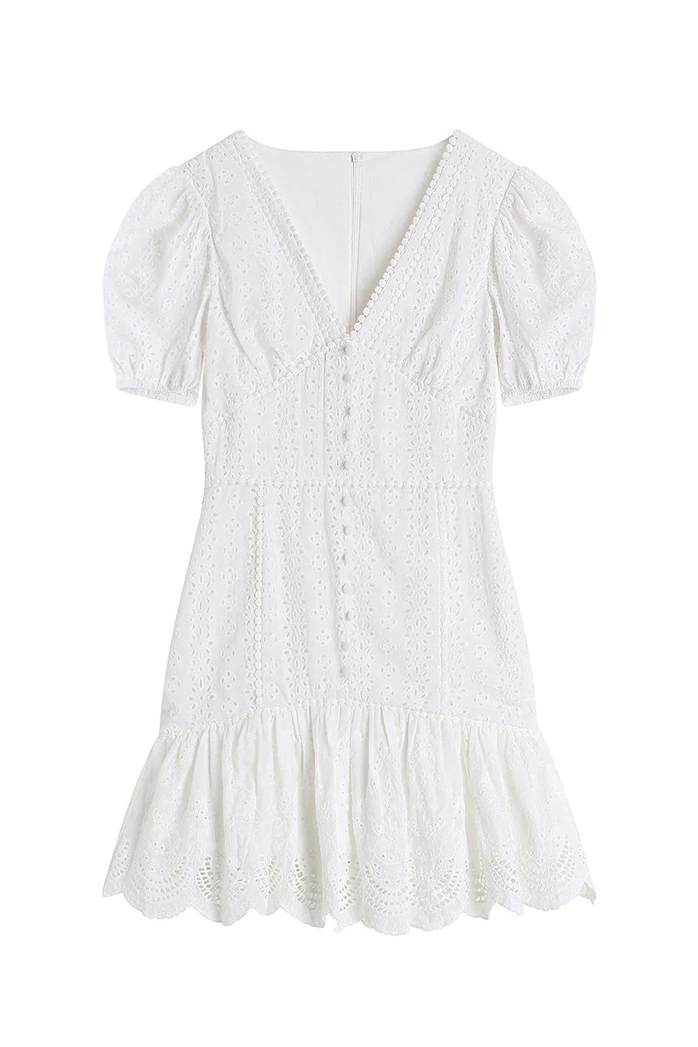 Mae  Broderie Anglaise Cotton Dress