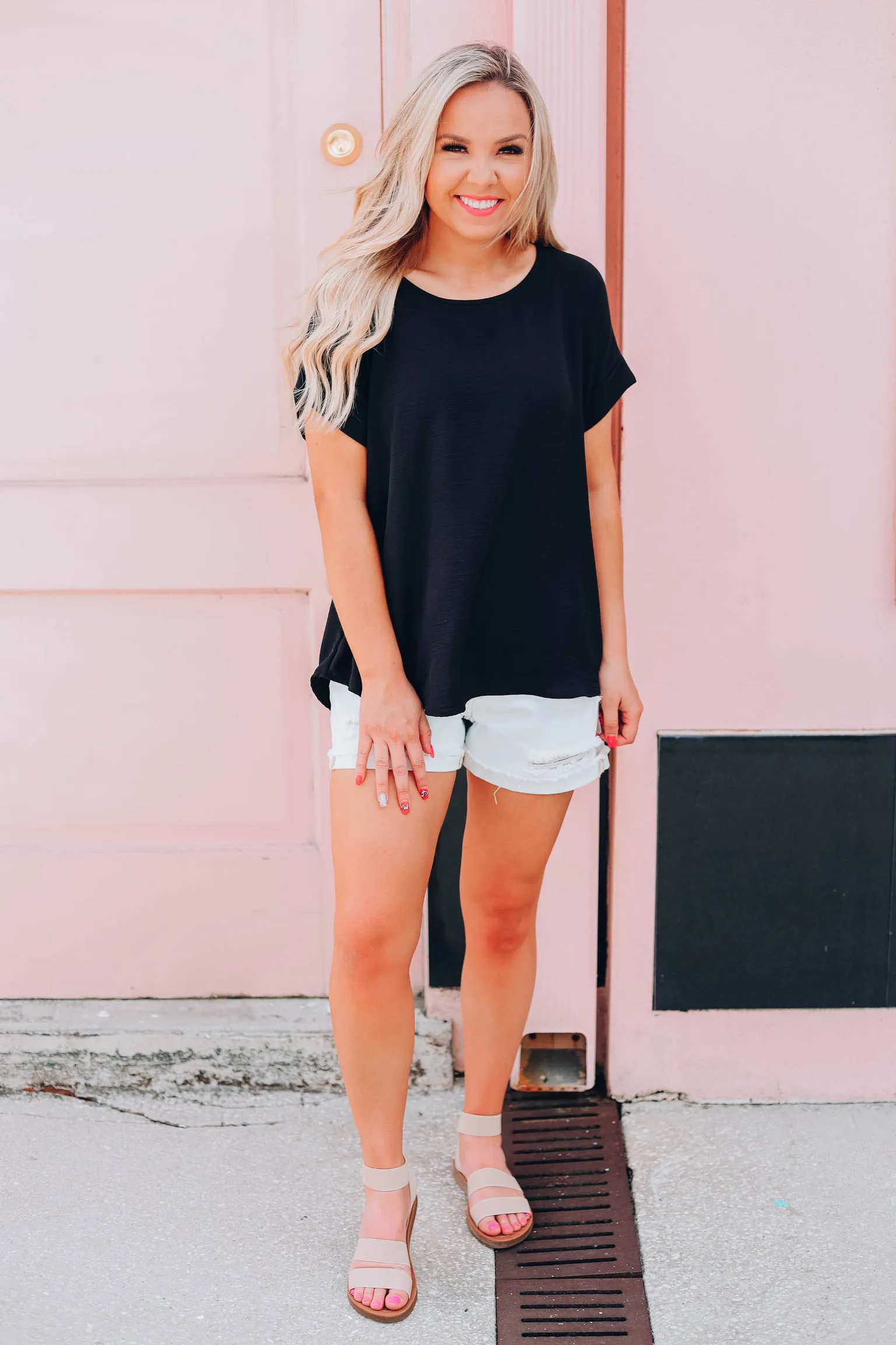 Make This Moment Last Forever Top - Black